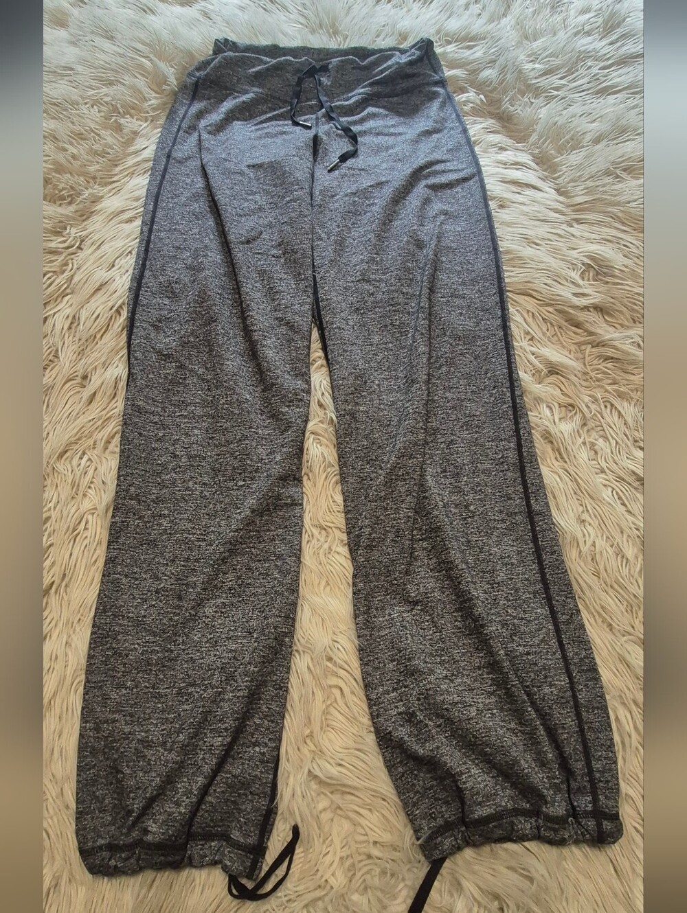 Gray Lululemon Drawstring Lounge Pants